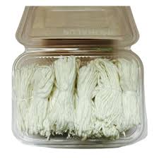 pujaparv Handmade Comber Long Cotton Wicks, Lambi Cotton Batti Box for Diwali Puja, Pack of 1000 Wicks